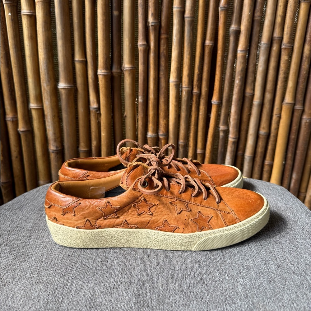 SAINT LAURENT leather sneakers - Picture 6 of 9